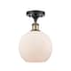 Option Matte White / Black Antique Brass