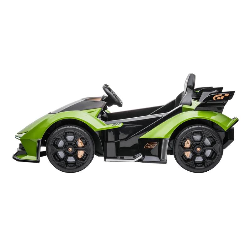 Dakott Lamborghini Gran Turismo V12 Vision Battery Power Ride On Car Toy, Green - 50