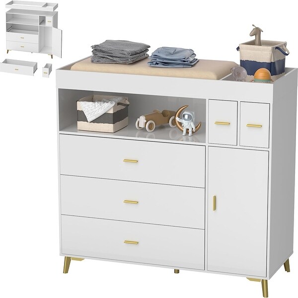 PAKASEPT Changing Table with Drawers - N/A - Bed Bath & Beyond
