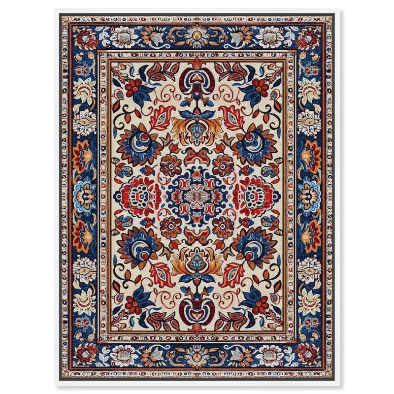 Morrocan Garden Canvas by Art Remedy - White - 36" x 45"