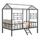 preview thumbnail 7 of 8, Furniture of America Julian Modern Twin Metal House-inspired Low Profile Loft Bed