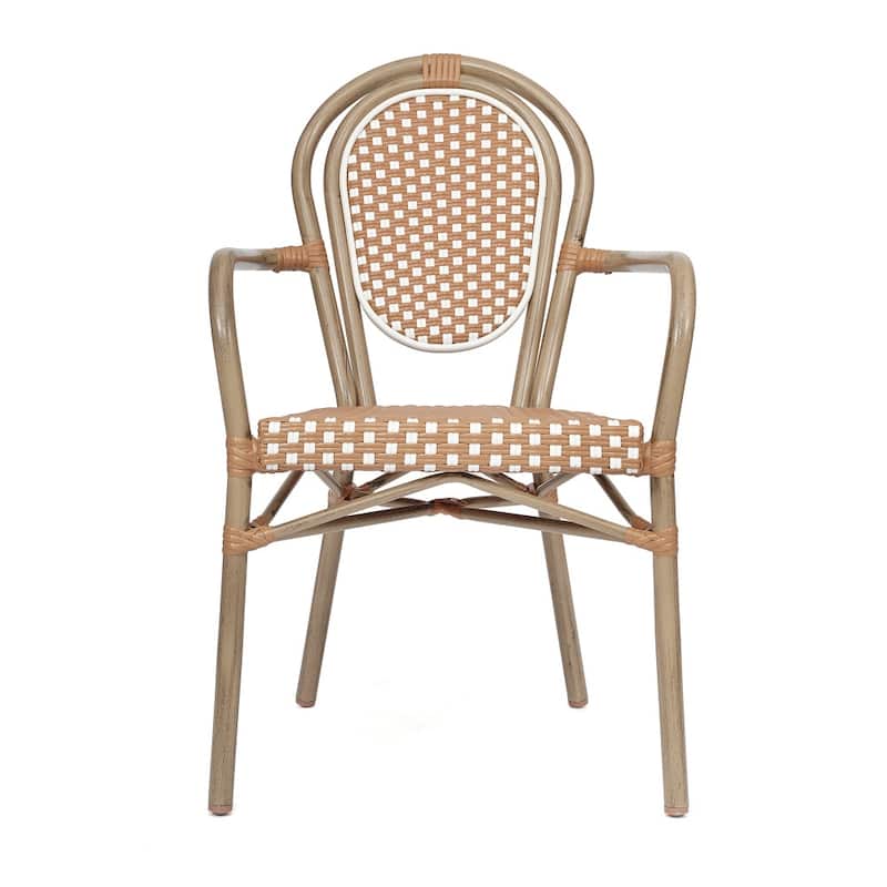 Stacking Bistro Chairs with Metal Frames