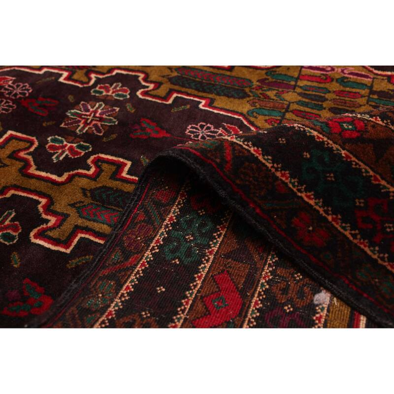 ECARPETGALLERY Hand-knotted Teimani Olive Wool Rug - 3'8 x 6'7