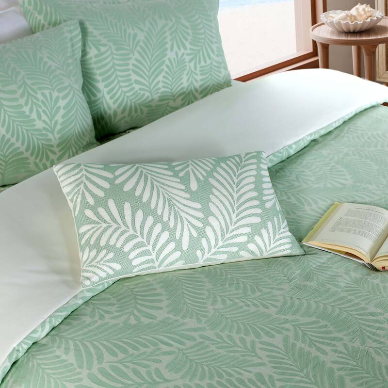 Southern Tide Cedar Island Embroidered Cotton Pillow