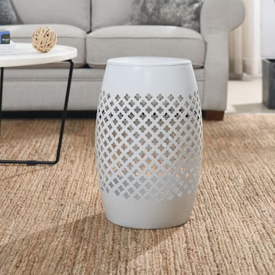 Outdoor Lace Cut Side Table