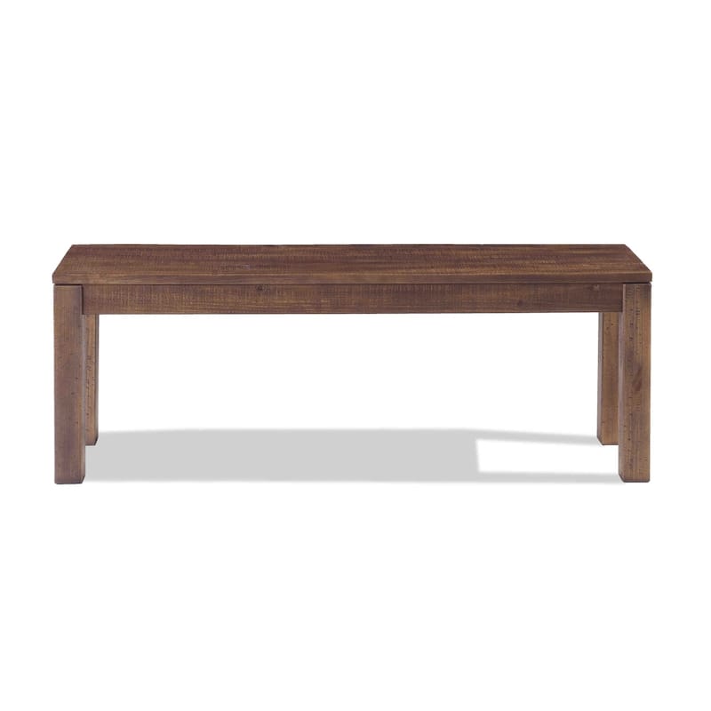 Grain Wood Furniture Montauk Solid Wood Backless Bench - Rustic Walnut
