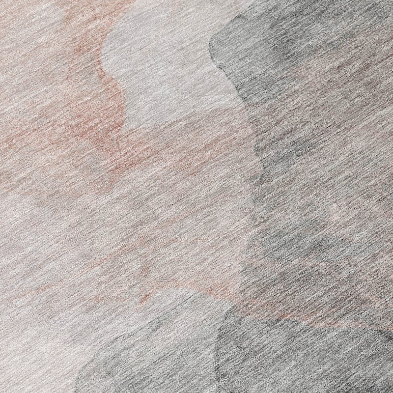 HomeRoots Abstract Transitional Rectangle Outdoor Rug