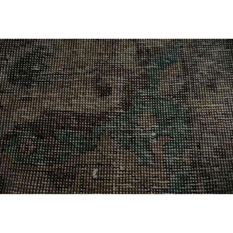 Hand Knotted Oriental 100% Wool Carpet Traditional Medallion Brown Tabriz Area Rug - 12' 10'' X 9' 1''