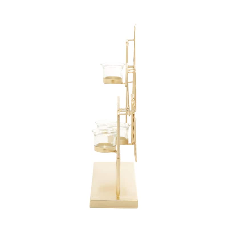 Metal Candelabra - Gold - Roche River Decor