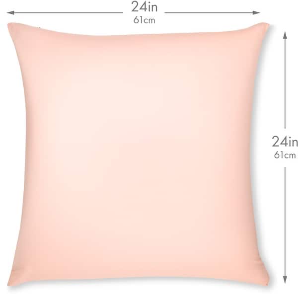 Throw Pillow Cozy Soft Microbead Cream Peach 1 Pc On Sale Bed Bath