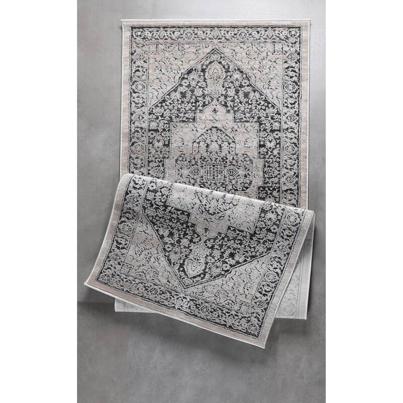 Ray Collection Modern Abstract Oriental Area Rug
