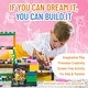 preview thumbnail 5 of 4, Strictly Briks Classic Bricks Kit, Orange, 144 Pieces, Compatible with Major Brick Brands