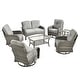 preview thumbnail 45 of 56, XIZZI Outdoor Patio Furniture Wicker Sofa Swivel Chair Set