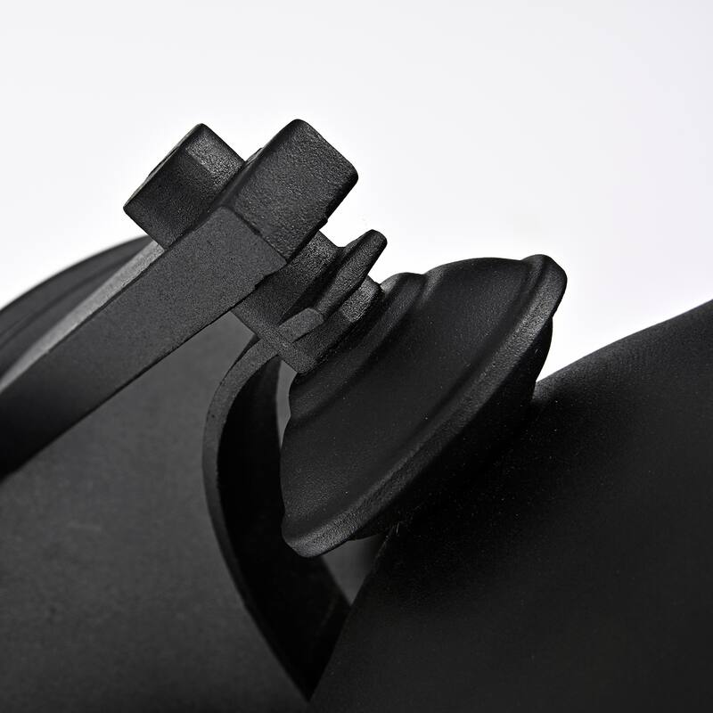 Outside Porch Light in Matte Black Finish with Clear Seeded Glass, 1-Light - 10*6*8