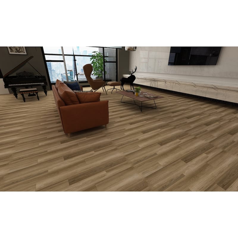 Muir 7x48 Matte Wood Look Vinyl Plank Tile - Floor & Wall - Large Format