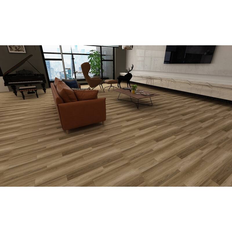 The Tile Life Muir 7x48 Walnut Vinyl Floor & Wall Tile