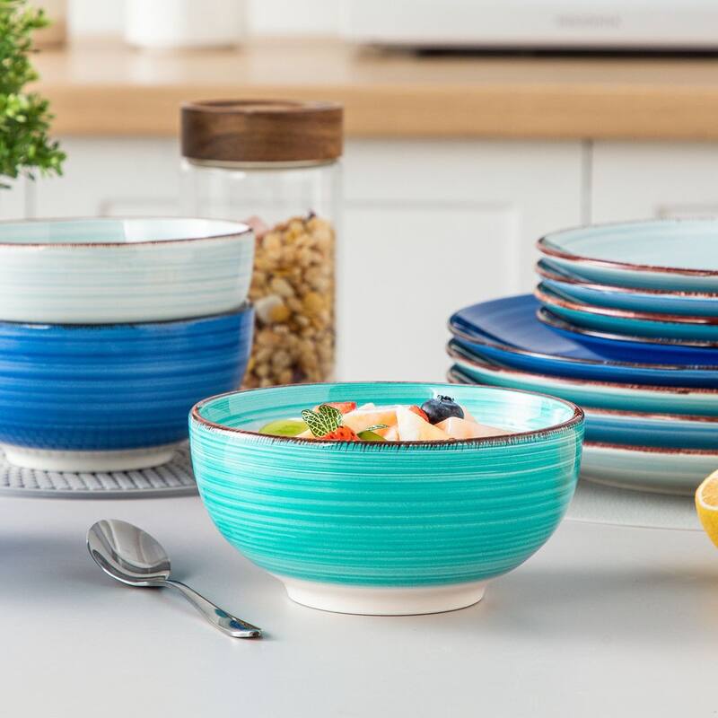 vancasso Bonita Stoneware Handpainted Multicolour Dinnerware Set