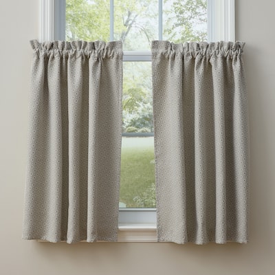 Park Designs Diamond Jacquard Lined Tiers - 72" x 36"