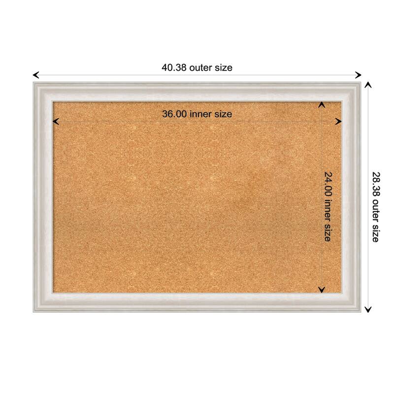Trio Framed Cork Bulletin Memo Board