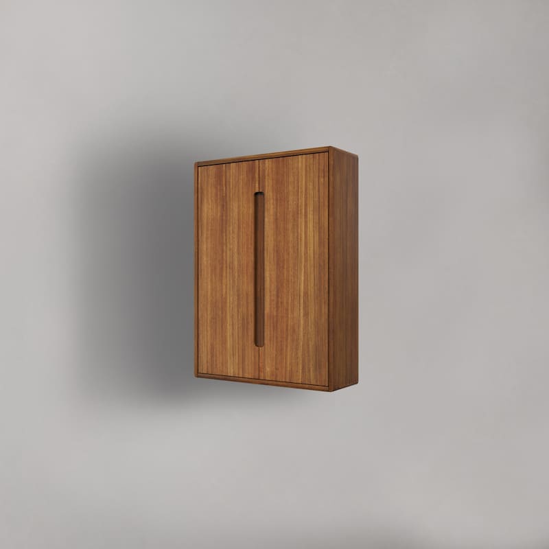 Sequoia 24 In. W x 33 In. H x 8 In. D Bath Storage Wall Cabinet in Mangowood
