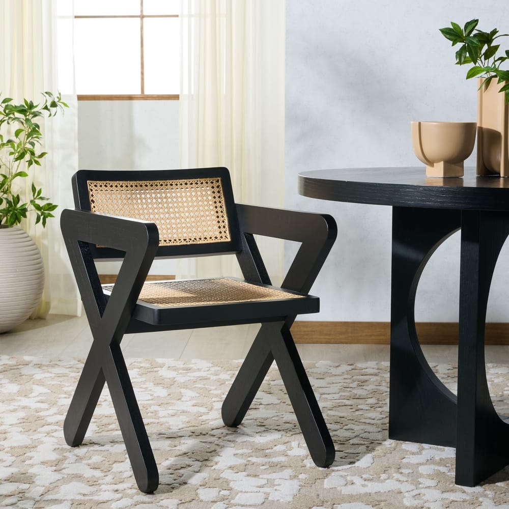 SAFAVIEH Couture Tyrrell Dining Chair, Fully Assembled - 21"W x 24"D x 31"H