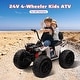 preview thumbnail 4 of 4, Ride On ATV w/Powerful Engine & Full Metal Suspensions White