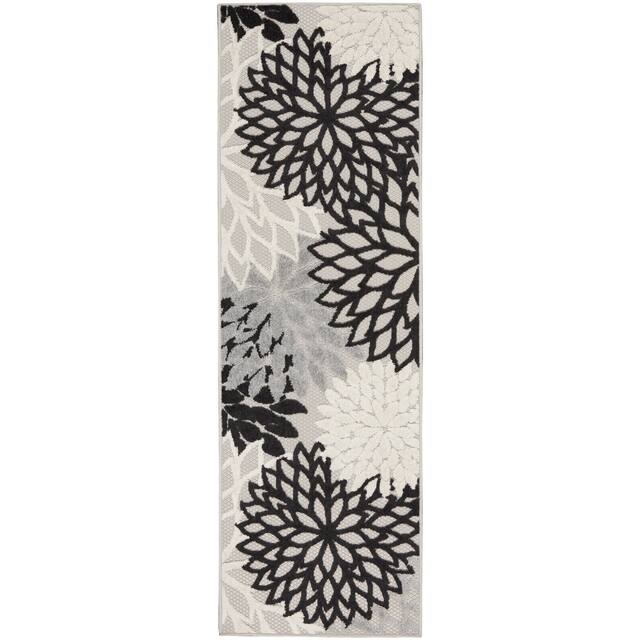 Nourison Aloha Floral Modern Indoor/Outdoor Area Rug