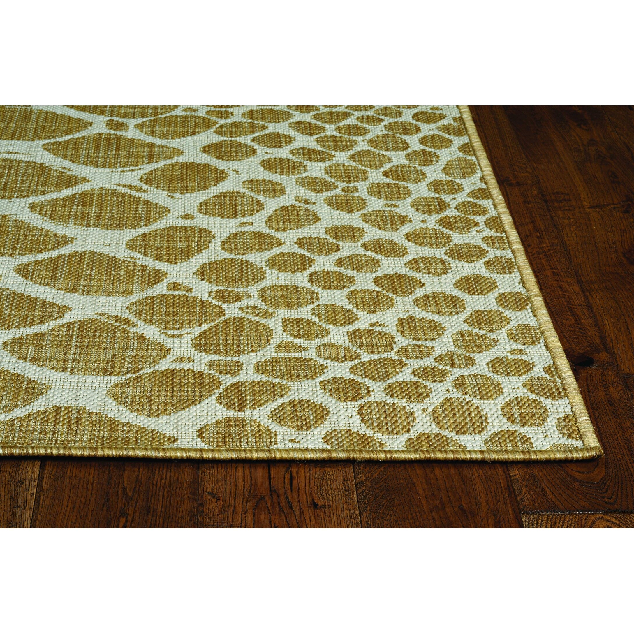 3'X4' Ivory Machine Woven Uv Treated Snake Print Indoor Outdoor Accent Rug 3'X4' Ivory Machine Woven Uv Treated Snake Print Indoor Outdoor Accent Rug