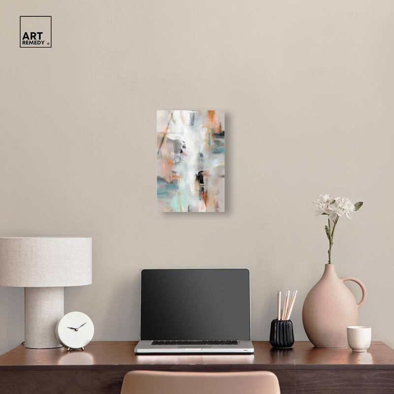 Gilded Mist Acrylic by Art Remedy, Ready to Hang