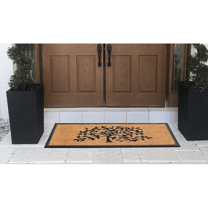 Rubber and Coir Molded Double Door Mat - 18 X 48 - On Sale - Bed Bath &  Beyond - 10338973
