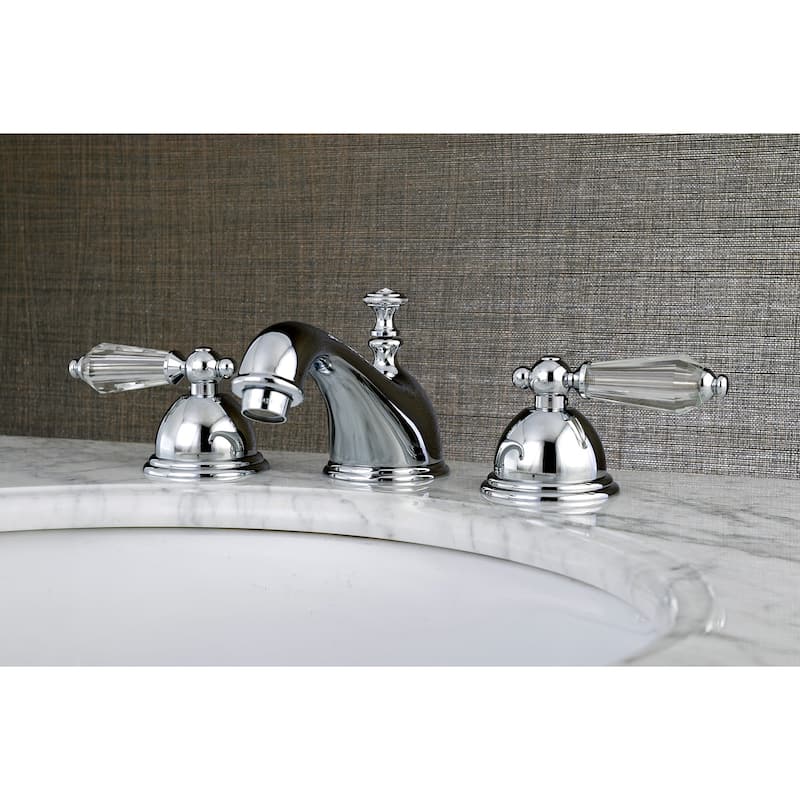 Kingston Brass Wilshire 1.2 GPM Widespread Bathroom Faucet with Pop-Up
