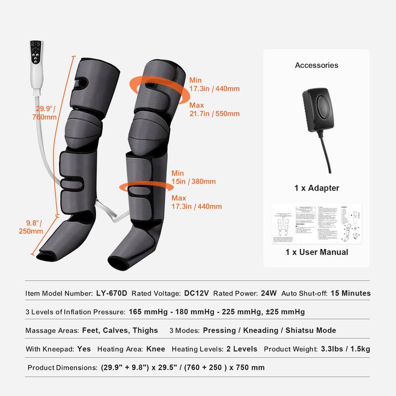 Air Compression Leg Massager