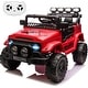preview thumbnail 1 of 38, 12V Kids Ride on Truck, Ride on Jeep Car with Remote Control Red