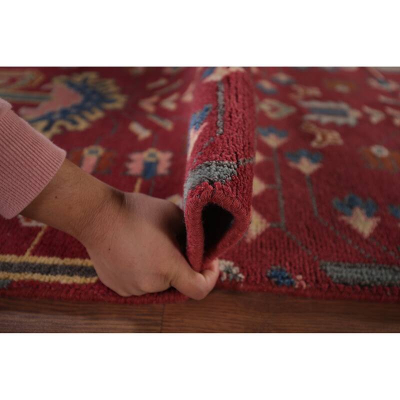 Tribal Kazak Indian Runner Rug Handmade Wool Carpet - 2'6"x 9'9"
