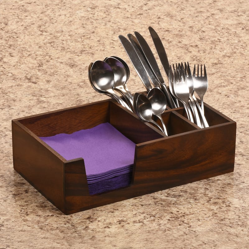 Flatware & Napkin Holder - large - 12.25" x 7.25"