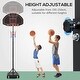 preview thumbnail 6 of 9, Soozier 8'-10' Kids & Adults Portable Basketball Hoop Outdoor Sports Equipment