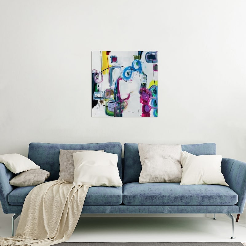 Mardi Gras Print On Acrylic Glass by Jane M. Robinson