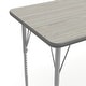 preview thumbnail 26 of 58, Commercial Adjustable Height Rectangular Activity Table-Standard Legs