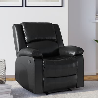 Relax A Lounger® Porter Faux Leather Manual Recliner by iLounge