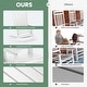 preview thumbnail 11 of 110, Modern High-Back Rocking Adirondack Chair All Weather