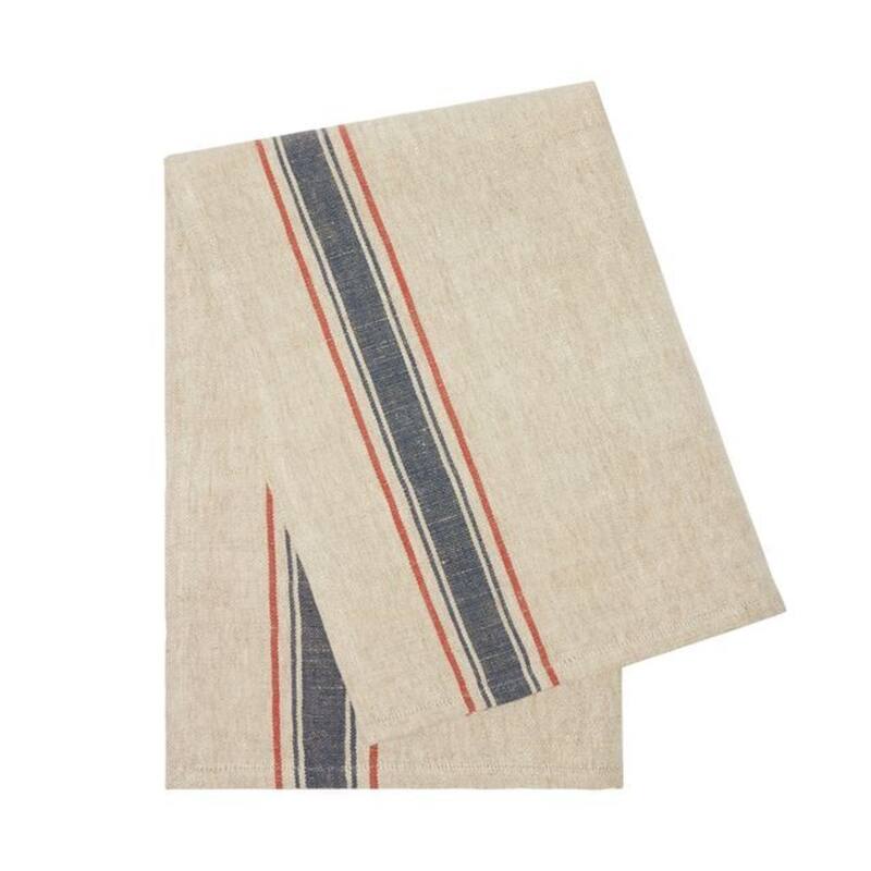 Caravan Menton Towel - Set of 2 - Natural/Demin