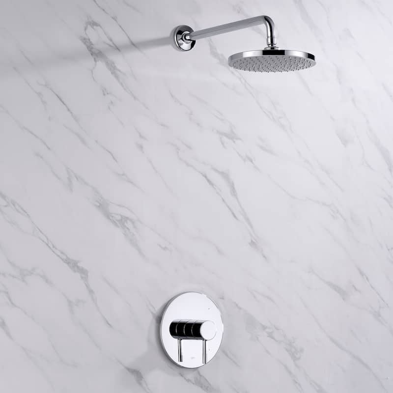 Luxier SS-B01 Single-Handle 1-Spray Shower Faucet with Valve