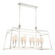 preview thumbnail 1 of 6, Libby Langdon for Crystorama Sylvan 8 Light Polished Nickel Chandelier - 42'' W x 25'' H x 18'' D