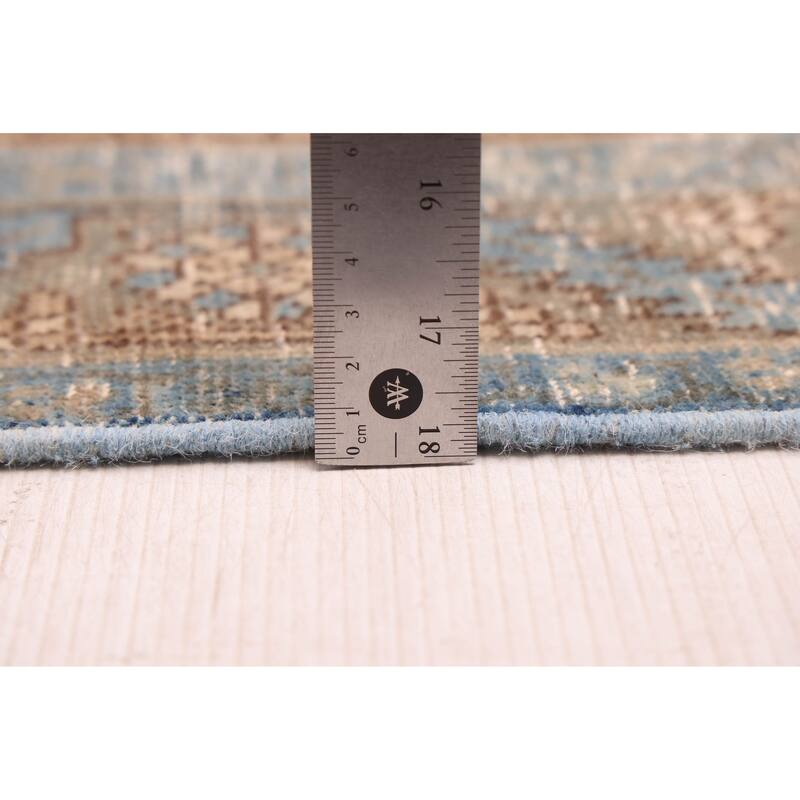 ECARPETGALLERY Hand-knotted Antalya Vintage Tan Wool Rug - 3'0 x 14'3