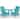 GARVEE HDPE Chair, Folding Adirondack Chair Set of 2, Lake Blue