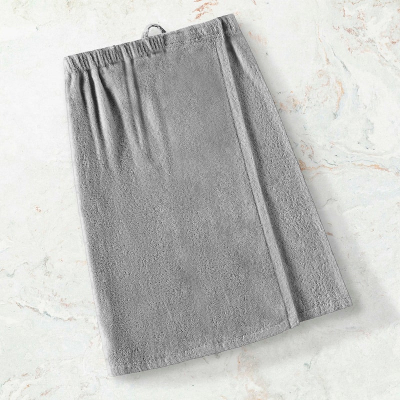 Clean Design Home Adult Shower Wrap - Large - Grey