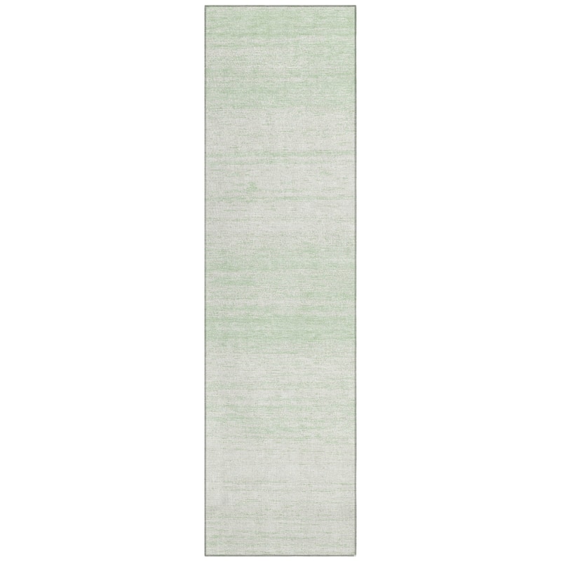 Machine Washable Indoor/ Outdoor Chantille Ombre Stripes Rug
