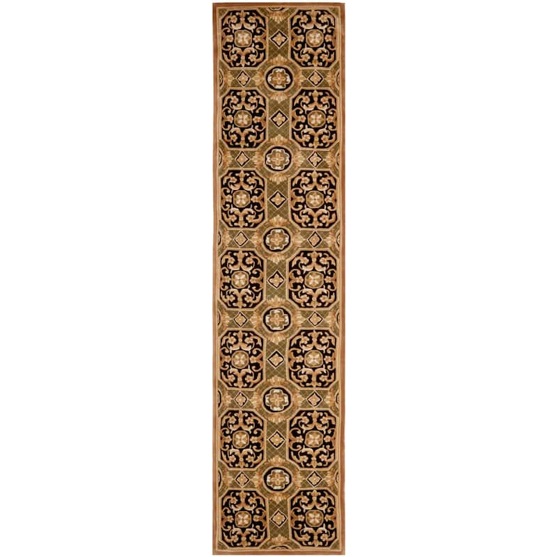SAFAVIEH Handmade Naples Carsta Traditional Oriental Wool Rug - 2'6" x 10' Runner - Assorted