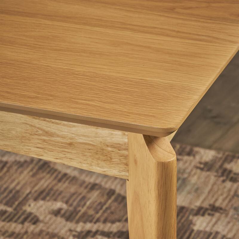 Dining Table, Rubberwood with Walnut Veneer