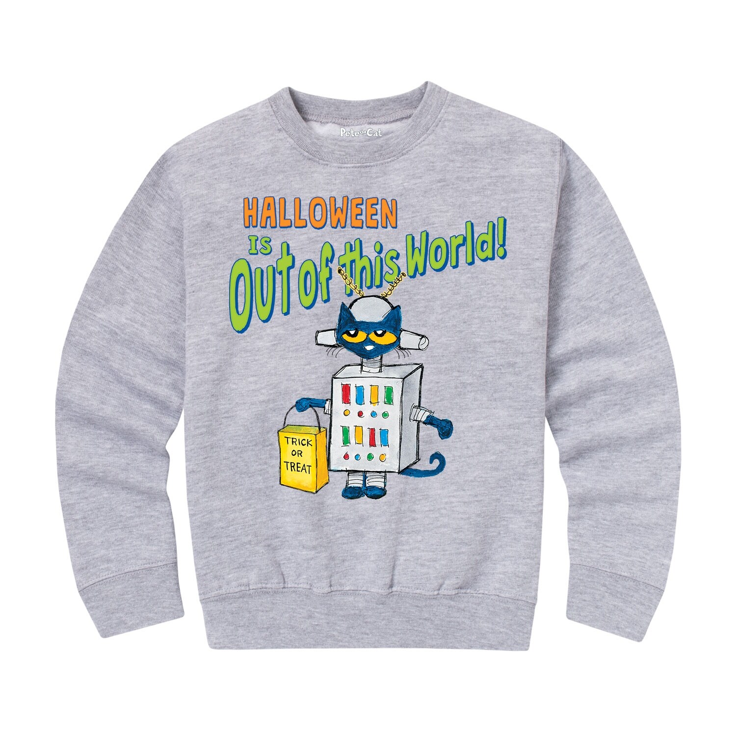 Pete the Cat PTC Naughty Or Nice Toddler Crew Fleece
